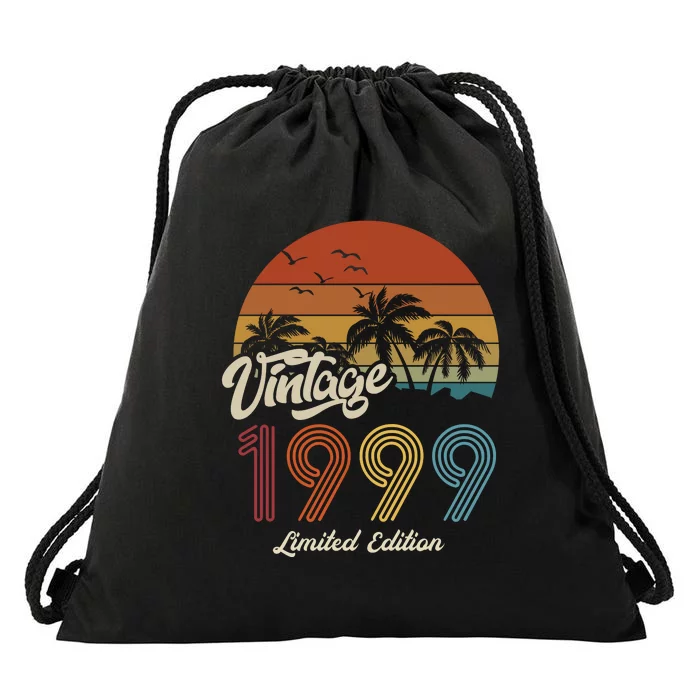 24th Birthday Vintage Limited Edition 1999 Drawstring Bag