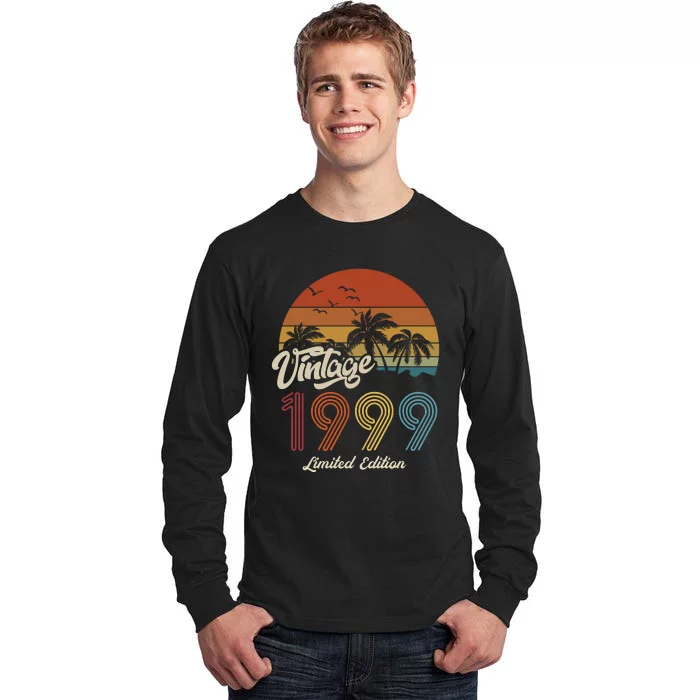 24th Birthday Vintage Limited Edition 1999 Tall Long Sleeve T-Shirt