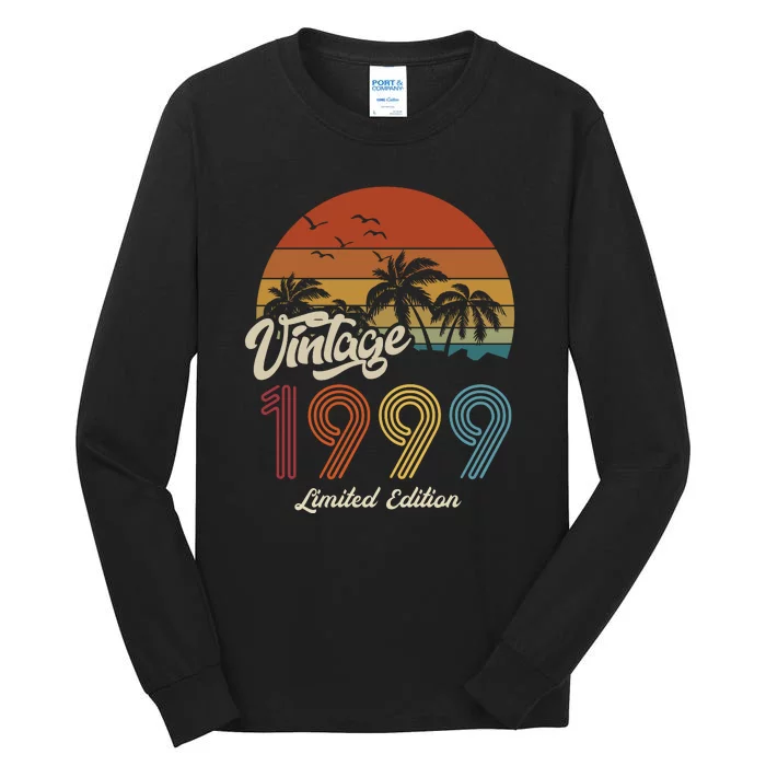 24th Birthday Vintage Limited Edition 1999 Tall Long Sleeve T-Shirt