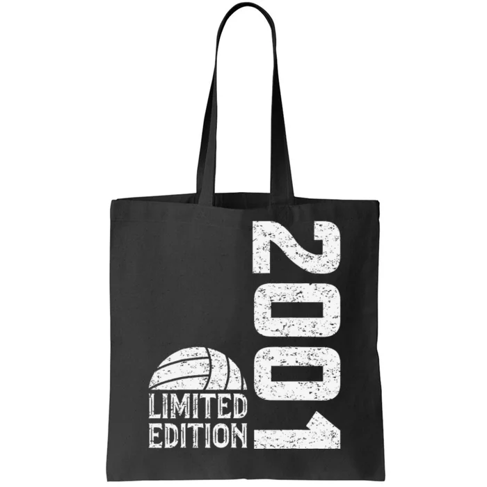 2001 Birthday Volleyball Limited Edition Born In 2001 Tote Bag