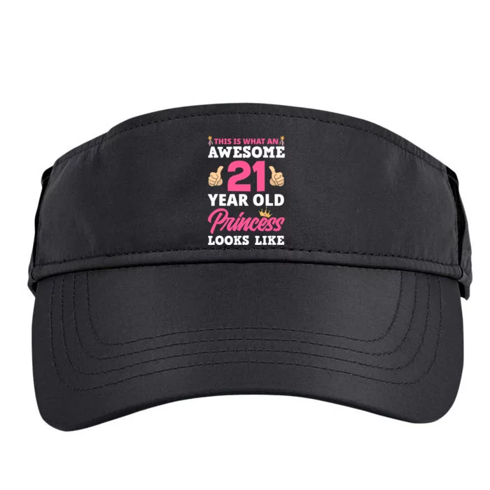 21st Birthday Wo Funny 21 Years Old Birthday Girl Adult Drive Performance Visor