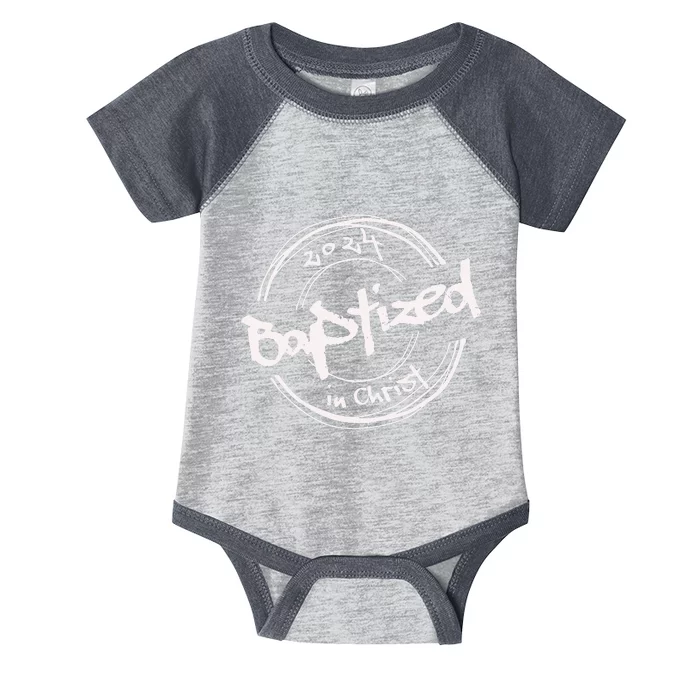 2024 Christian Baptism Baptized In Christ Streetwear Infant Baby Jersey Bodysuit