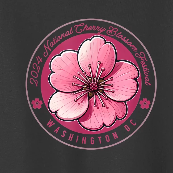 2024 Cherry Blossom Festival Washington Dc Souvenir Toddler T-Shirt