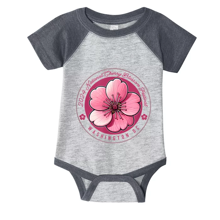 2024 Cherry Blossom Festival Washington Dc Souvenir Infant Baby Jersey Bodysuit