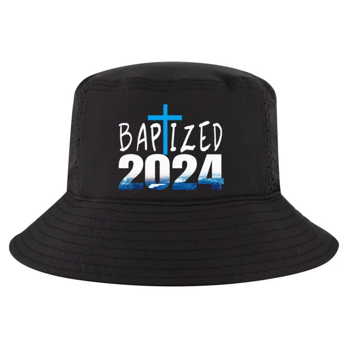 2024 Christian Baptism Baptized Cool Comfort Performance Bucket Hat