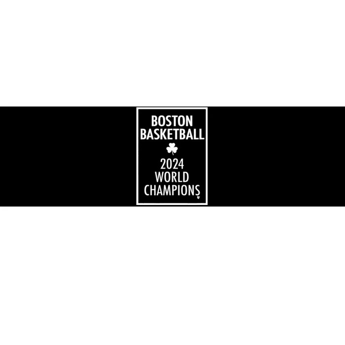 2024 Champions Boston Basketball Bumper Sticker