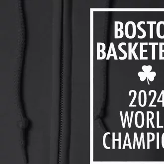 2024 Champions Boston Basketball Full Zip Hoodie