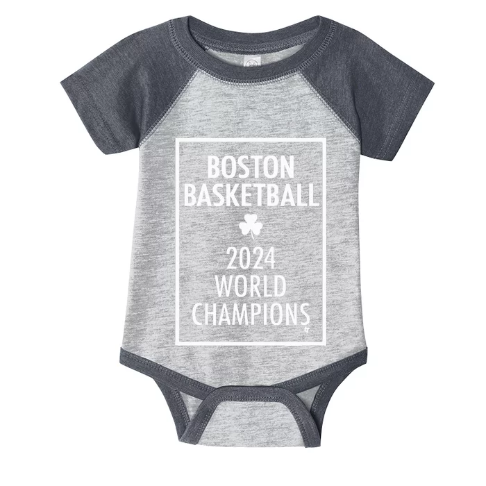 2024 Champions Boston Basketball Infant Baby Jersey Bodysuit