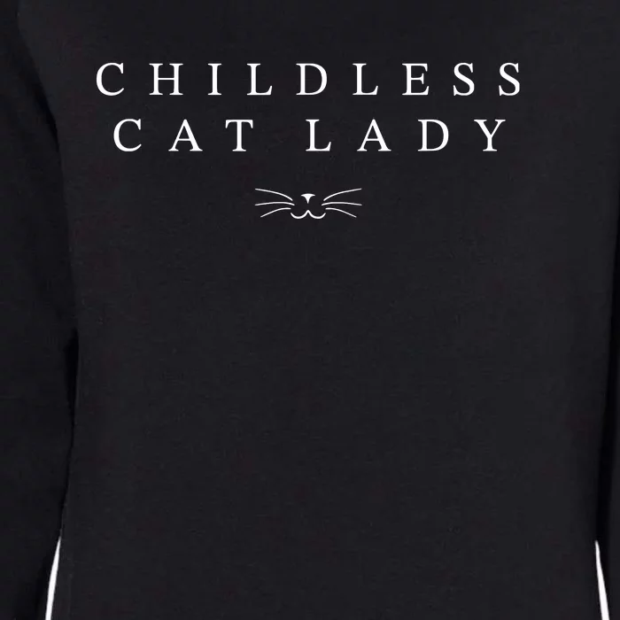 2024 Childless Cat Lady Womens California Wash Sweatshirt