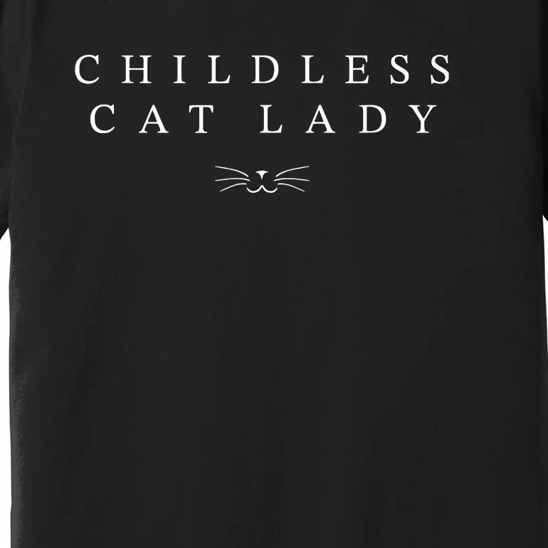 2024 Childless Cat Lady Premium T-Shirt