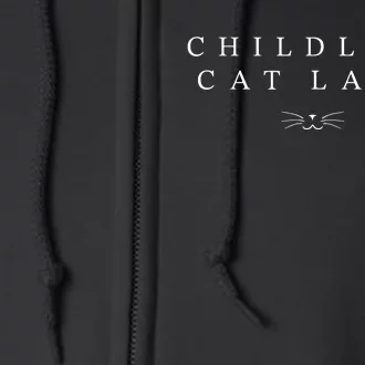 2024 Childless Cat Lady Full Zip Hoodie