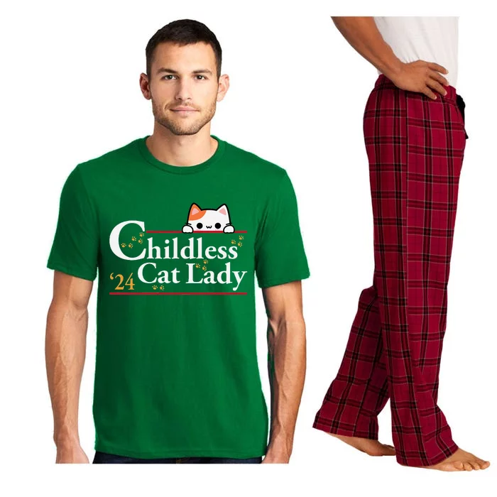 2024 Childless Cat Lady For President Pajama Set