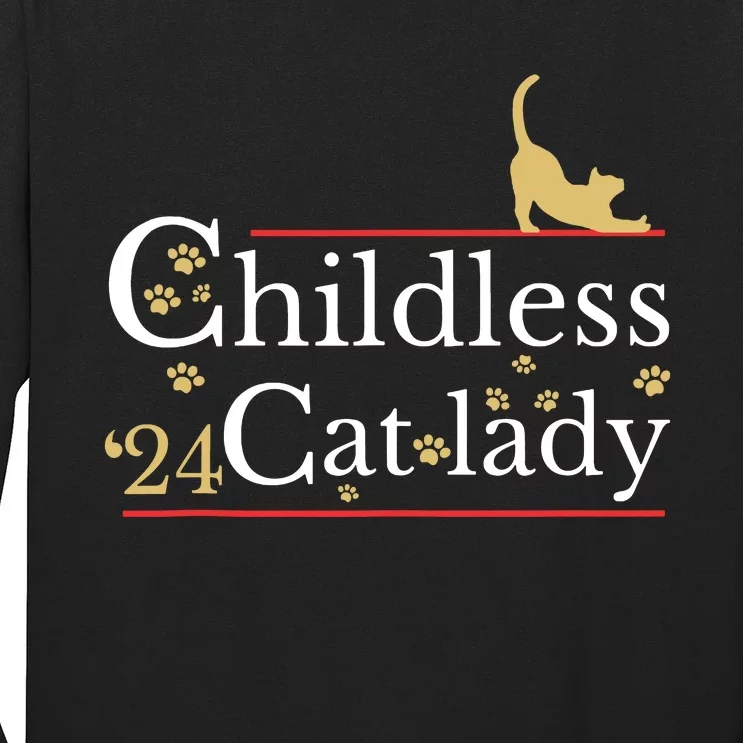 2024 Childless Cat Lady Long Sleeve Shirt