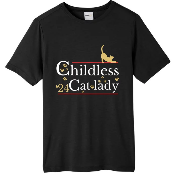 2024 Childless Cat Lady ChromaSoft Performance T-Shirt