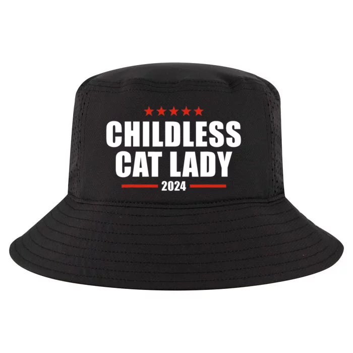 2024 Childless Cat Lady For President Cool Comfort Performance Bucket Hat