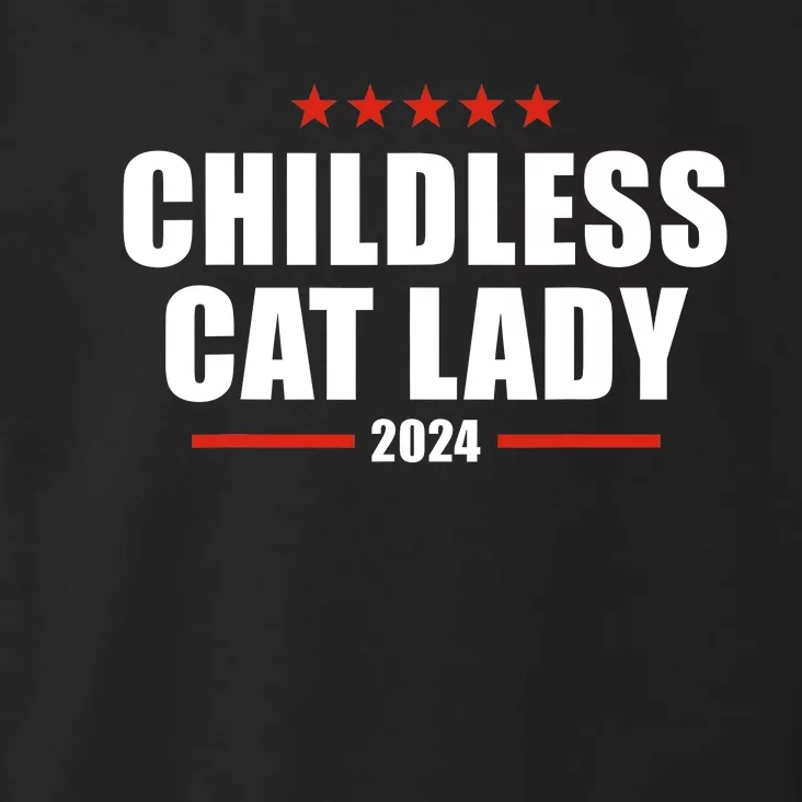 2024 Childless Cat Lady For President Toddler Hoodie