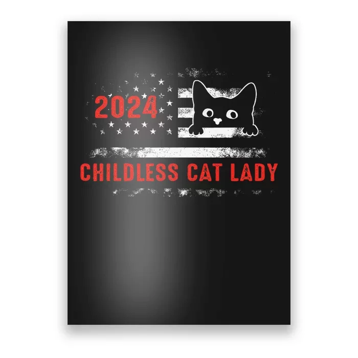 2024 Childless Cat Lady Poster