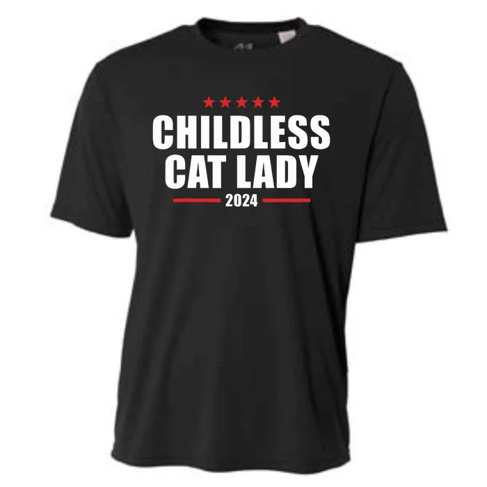 2024 Childless Cat Lady Cooling Performance Crew T-Shirt