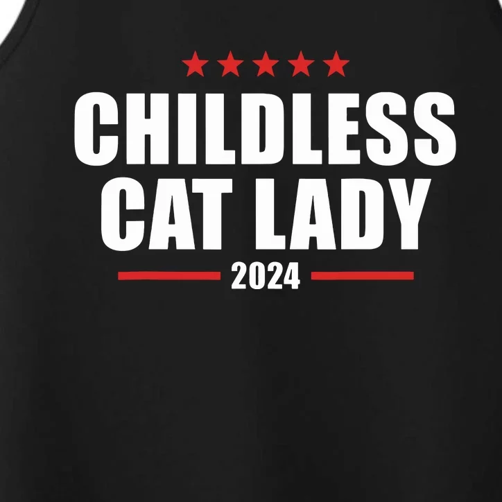 2024 Childless Cat Lady Performance Tank