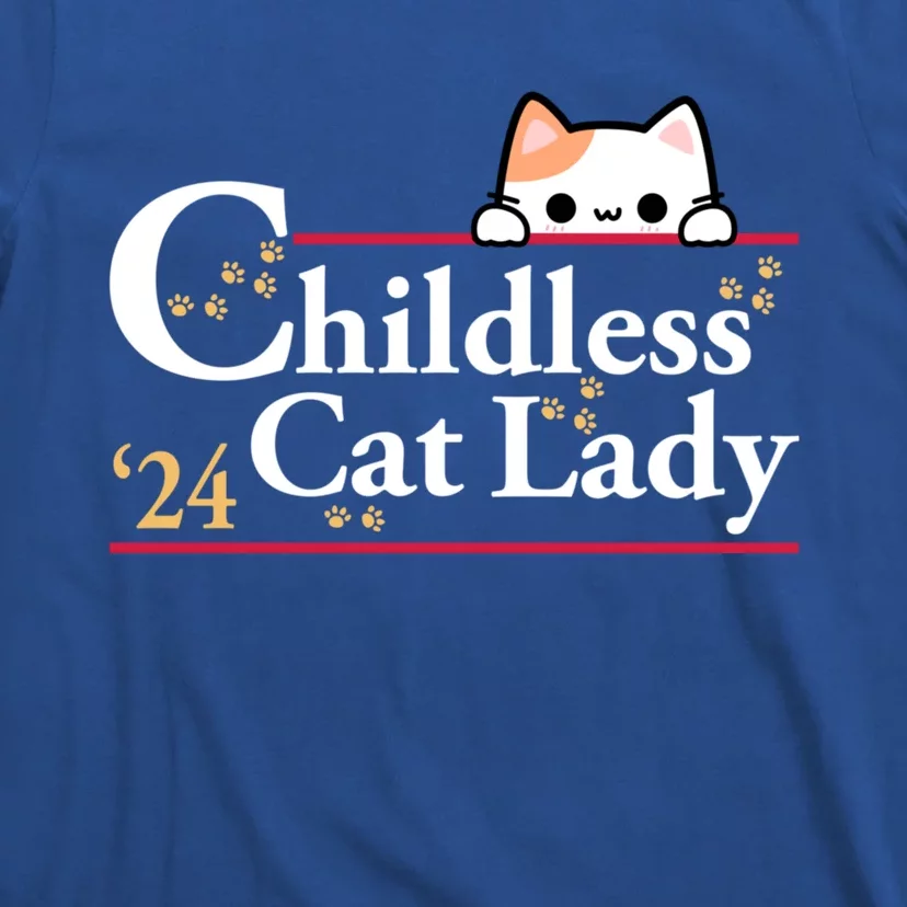 2024 Childless Cat Lady For President T-Shirt