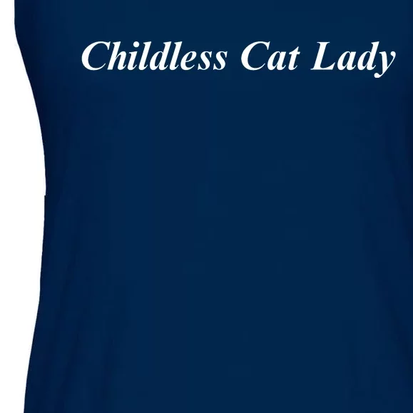 2024 Childless Cat Lady Ladies Essential Flowy Tank