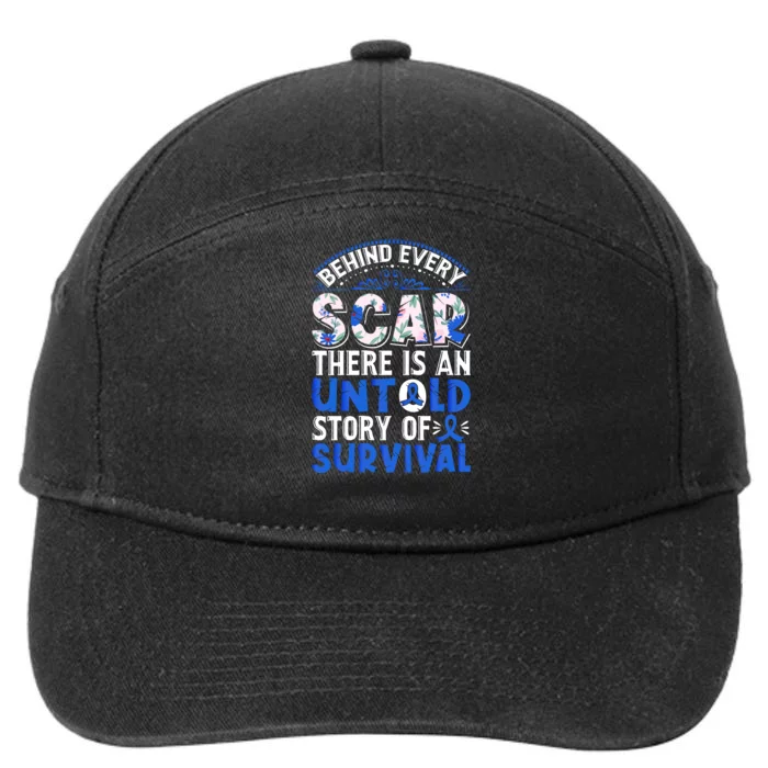 2022 Colon Cancer Awareness 7-Panel Snapback Hat