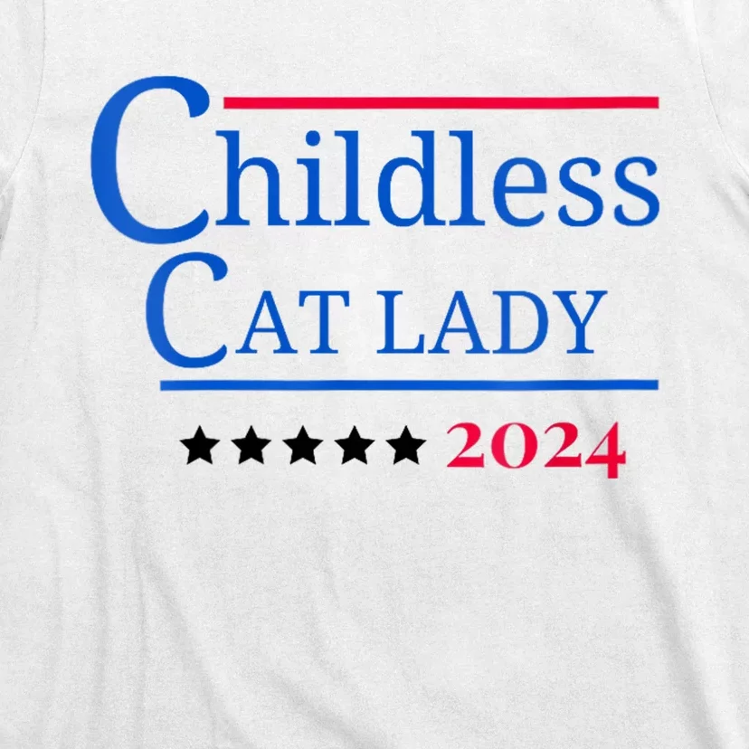 2024 Childless Cat Lady T-Shirt