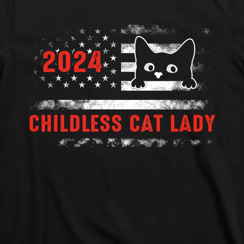 2024 Childless Cat Lady T-Shirt