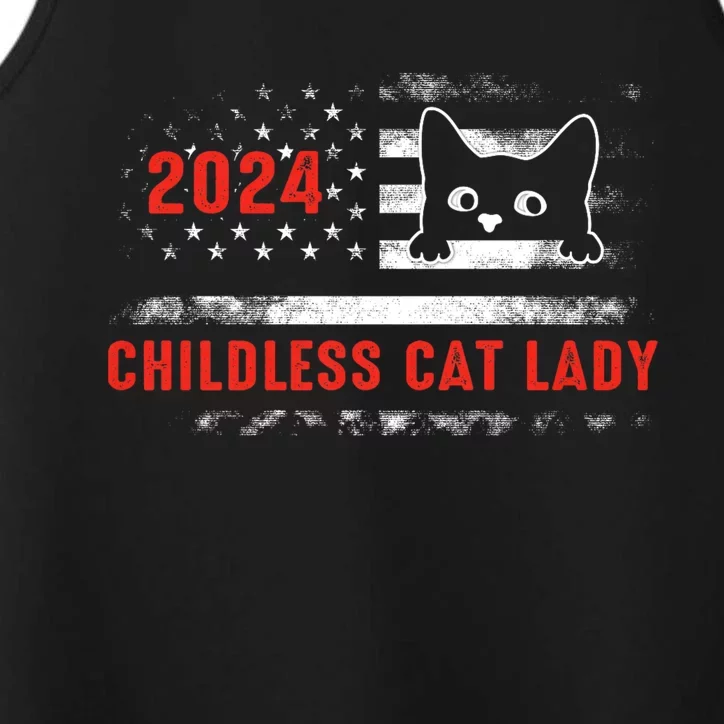 2024 Childless Cat Lady Performance Tank