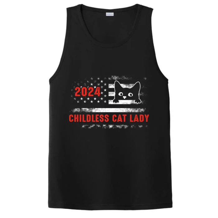 2024 Childless Cat Lady Performance Tank