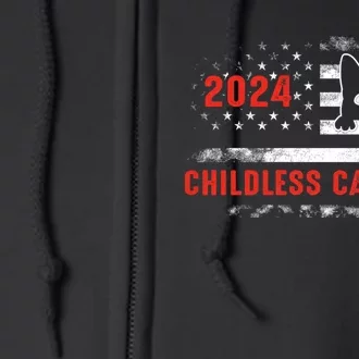 2024 Childless Cat Lady Full Zip Hoodie