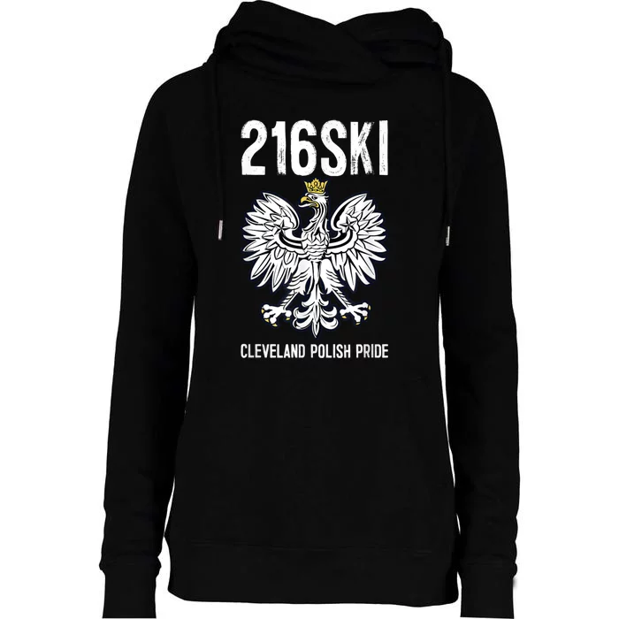 216SKI Cleveland Polish Pride Dyngus Day Womens Funnel Neck Pullover Hood