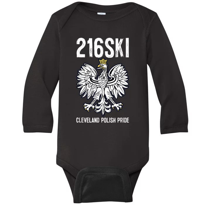 216SKI Cleveland Polish Pride Dyngus Day Baby Long Sleeve Bodysuit