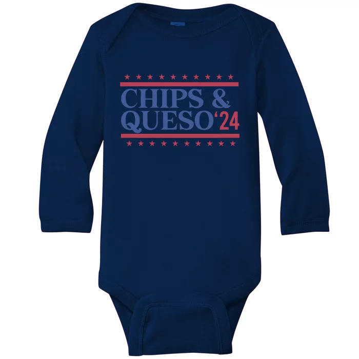 2024 Chips & Queso Baby Long Sleeve Bodysuit