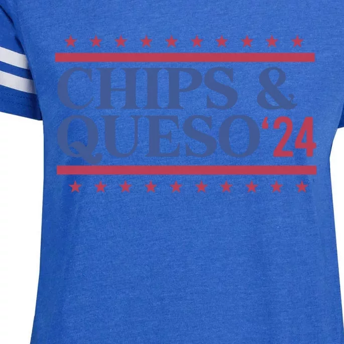 2024 Chips & Queso Enza Ladies Jersey Football T-Shirt