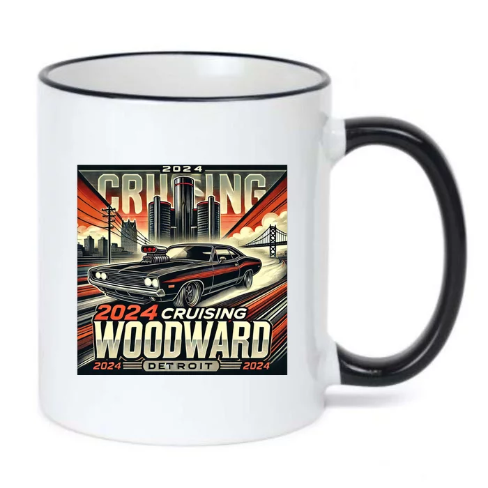 2024 Cruising Woodward Black Color Changing Mug