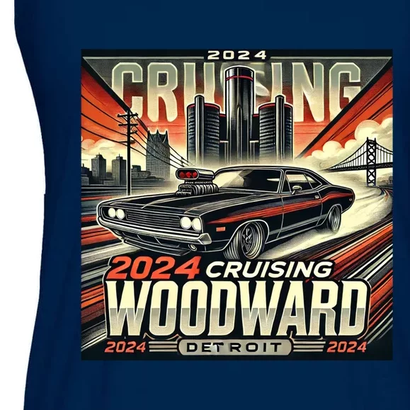 2024 Cruising Woodward Ladies Essential Flowy Tank