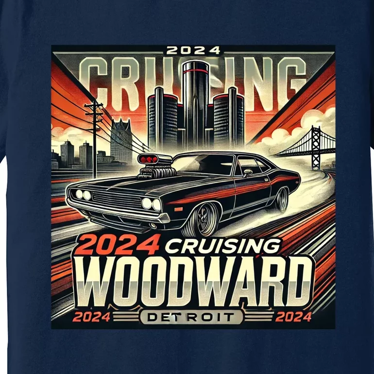 2024 Cruising Woodward Premium T-Shirt