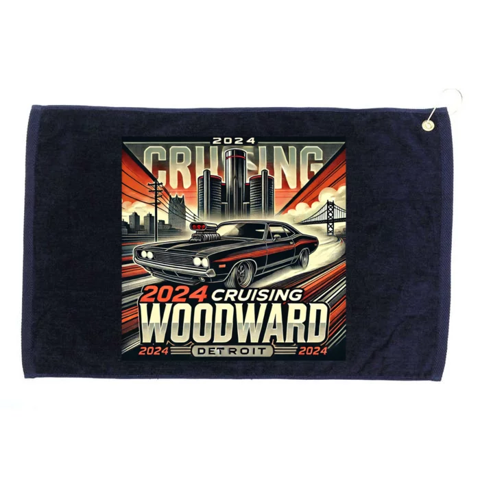 2024 Cruising Woodward Grommeted Golf Towel