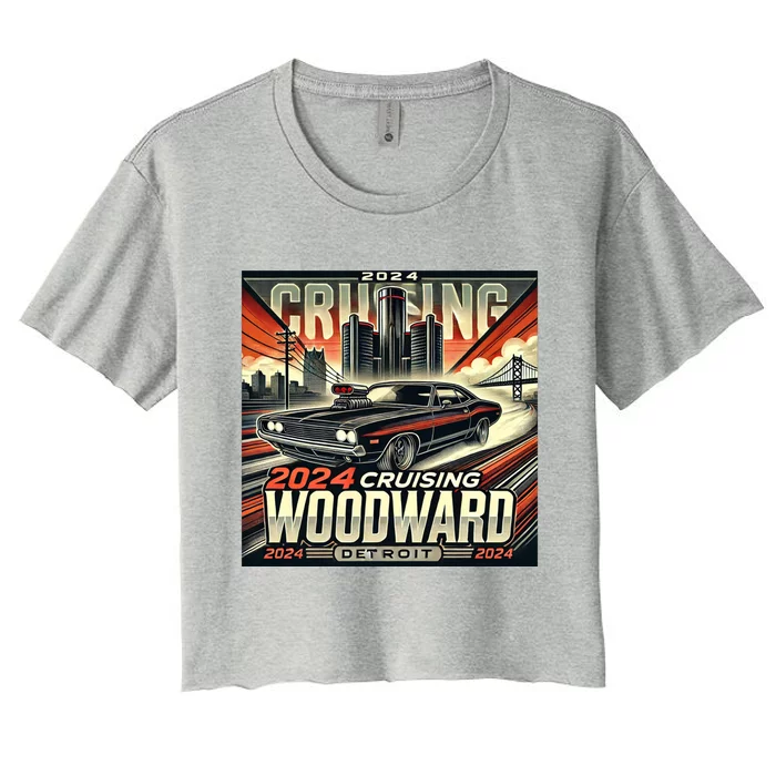 2024 Cruising Woodward Women's Crop Top Tee