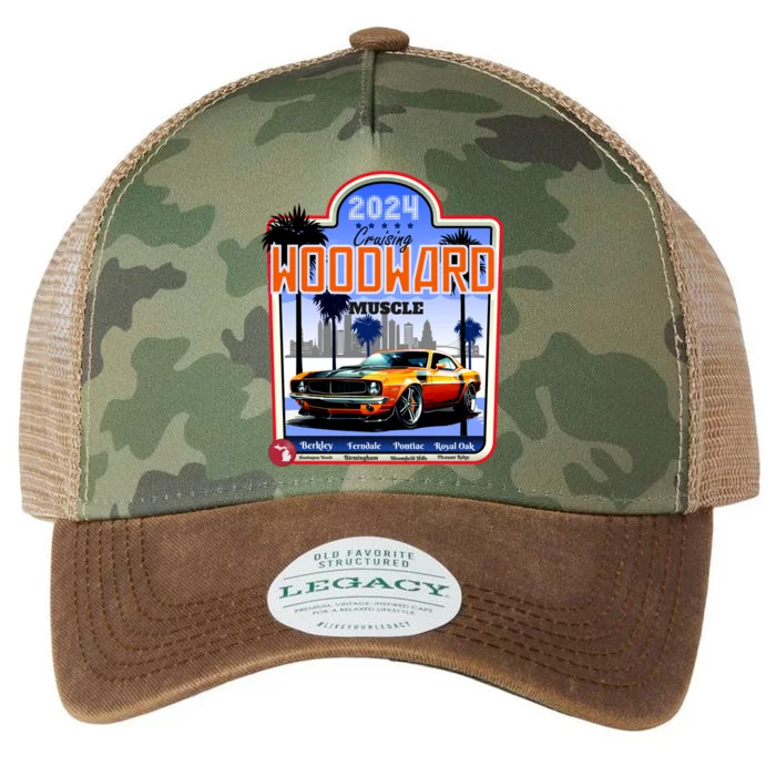 2024 Cruising Woodward Muscle Car Scenic Legacy Tie Dye Trucker Hat