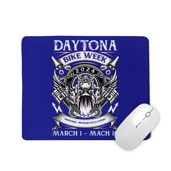 2024 Daytona Beach Bike Week Checkered Flag Mousepad