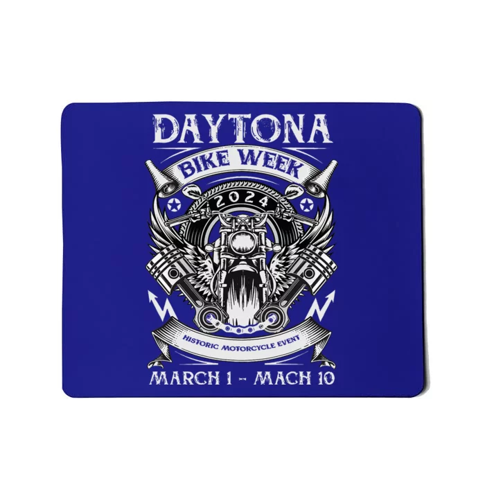 2024 Daytona Beach Bike Week Checkered Flag Mousepad