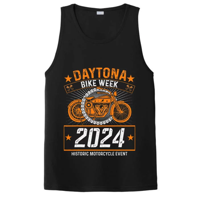 2024 Daytona Beach Bike Week Checkered Flag Performance Tank