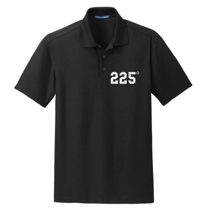 225 Degrees Bbq Grilling Smoking Meat Dry Zone Grid Performance Polo