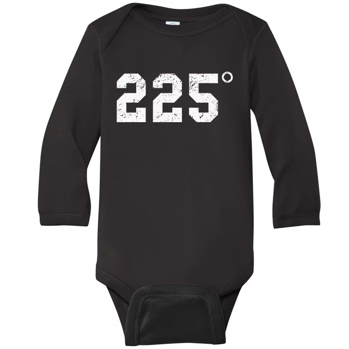 225 Degrees Bbq Grilling Smoking Meat Baby Long Sleeve Bodysuit