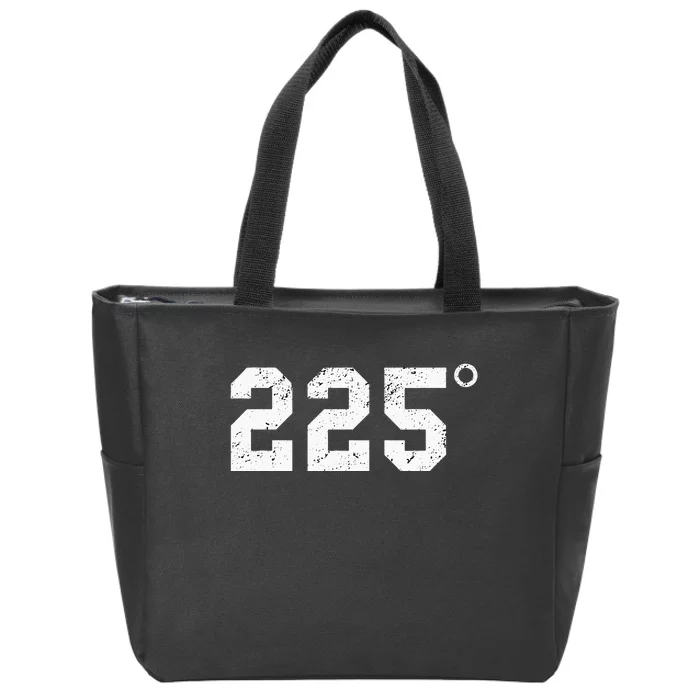 225 Degrees BBQ Grilling Smoking Meat Zip Tote Bag