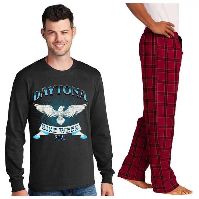 2024 Daytona Beach Bike Week Long Sleeve Pajama Set