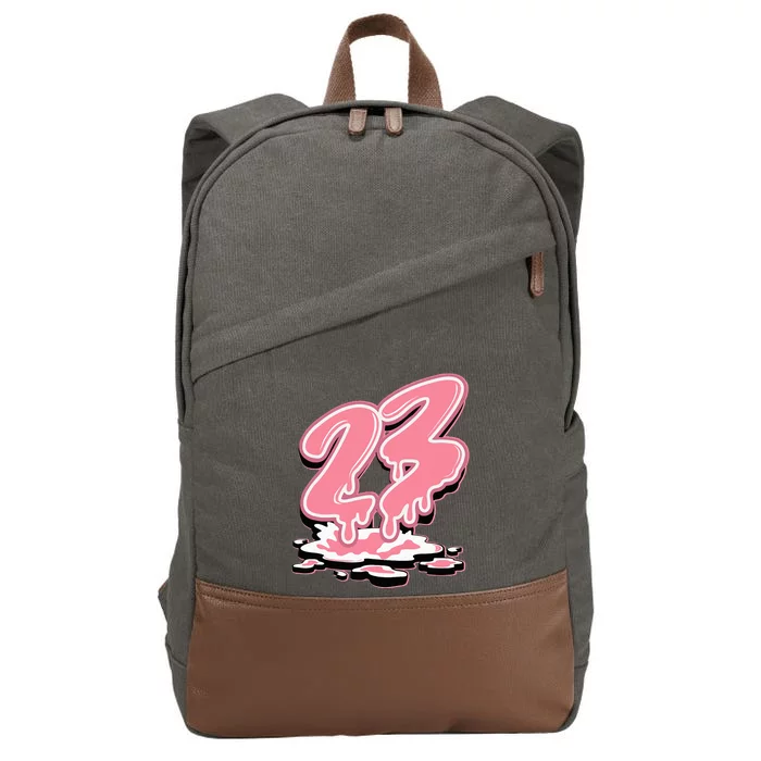 23 Drip Crafted For Her 5s Matching Cotton Canvas Backpack