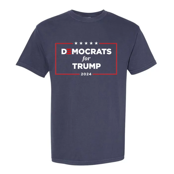 2024 Democrats For Trump Garment-Dyed Heavyweight T-Shirt